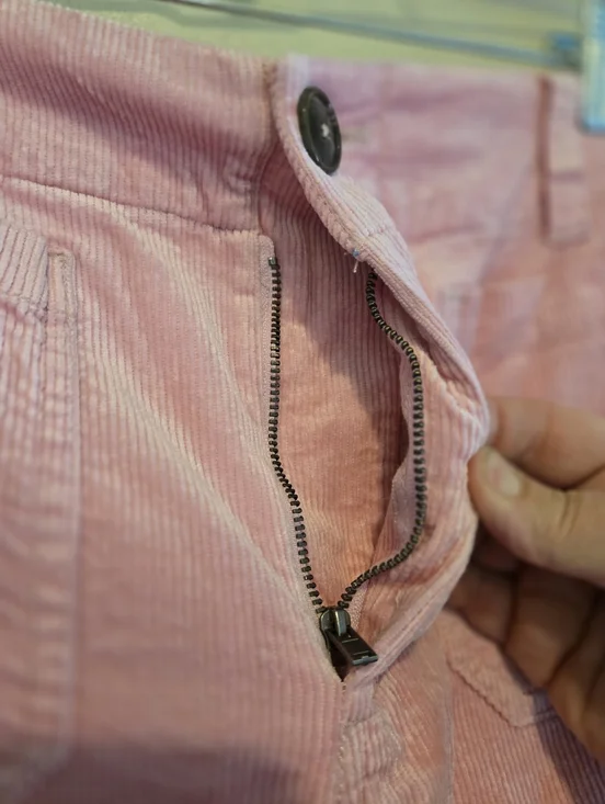 Anthropologie Colette Cropped Wide-Leg Corduroy Pants by Maeve, Size 23 - Picture 6 of 11